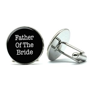 Father of the Bride Cuff Links Wedding Keepsake